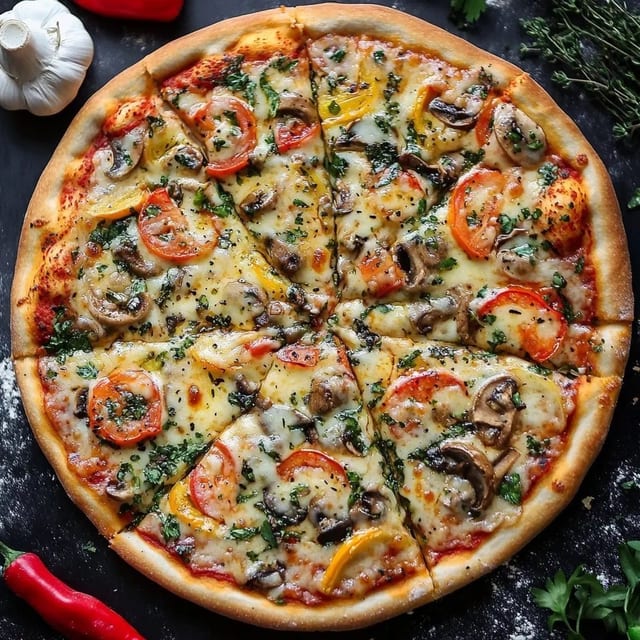 Vegetariana Pizza.