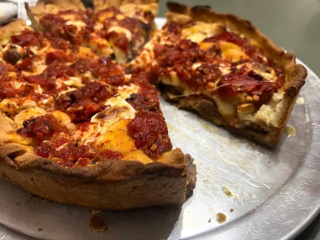 Stuffed Pizza.