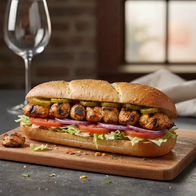 Chicken Kabob Sub.