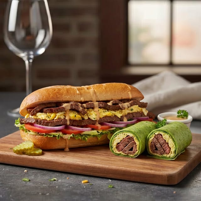 Steak and Egg Sub.
