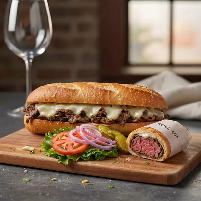 Steak and Cheese Sub.