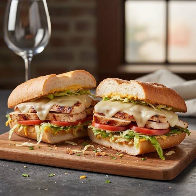 Grilled Chicken Sub.